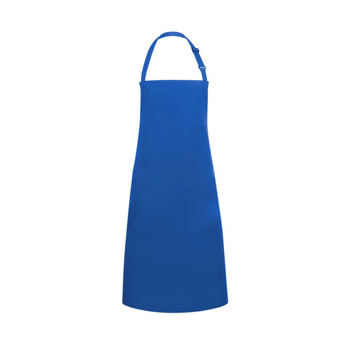 Wasserabweisende Latzschürze Basic mit Schnalle blau
