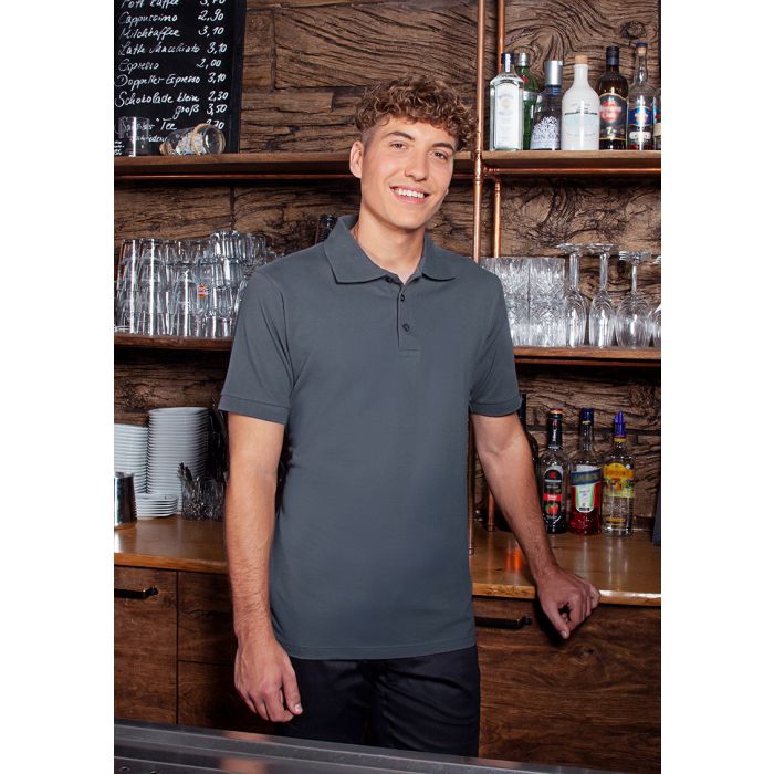 Herren Workwear Poloshirt Basic anthrazit