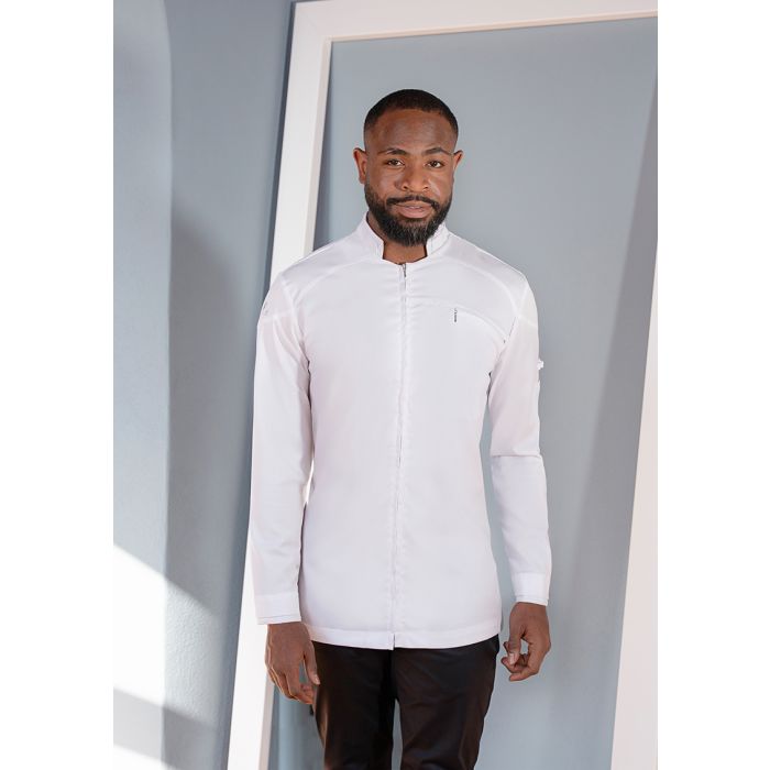 Langarm Herrenkochjacke DIAMOND CUT® Excellence weiß