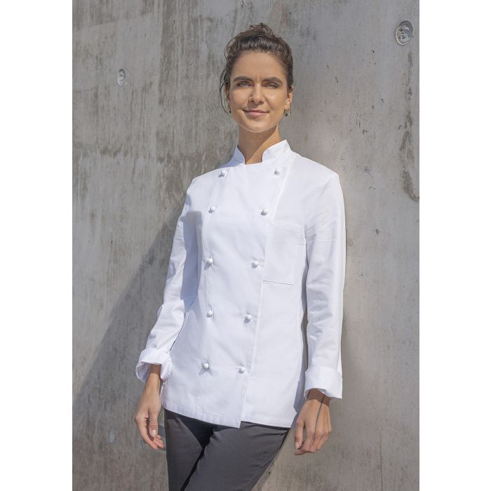 Damenkochjacke Agathe weiß