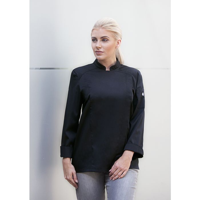 Damenkochjacke Naomi schwarz