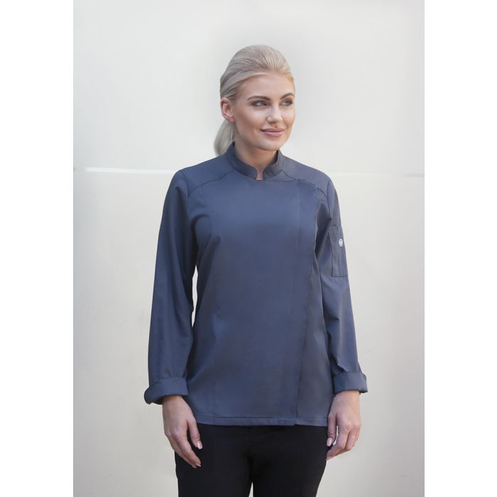 Damenkochjacke Naomi anthrazit