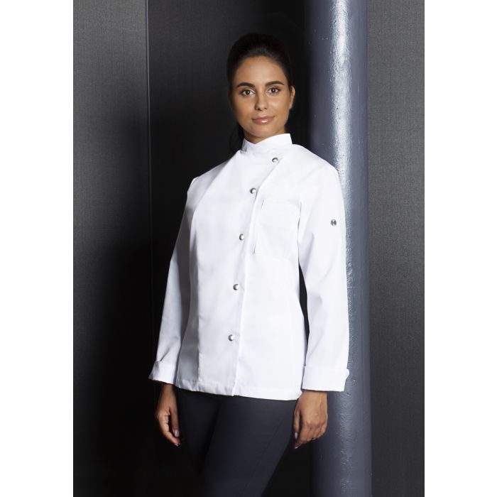 Damenkochjacke Larissa weiß