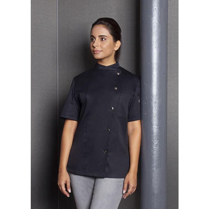 Damenkochjacke Greta schwarz