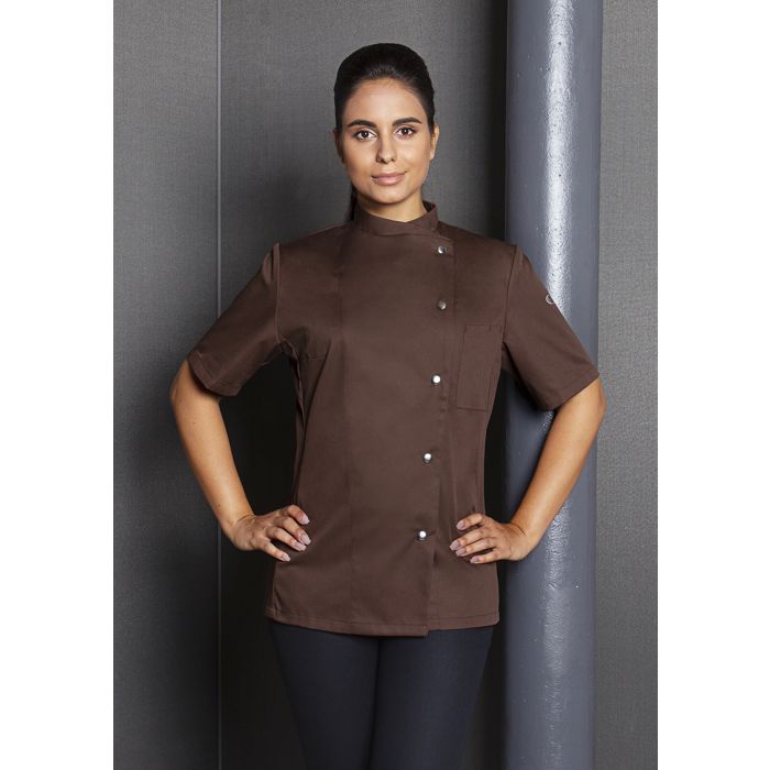 Damenkochjacke Greta hellbraun