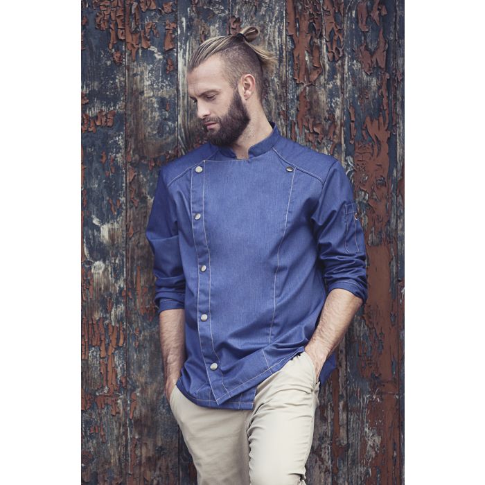 Kochjacke Jeans-Style vintage blue