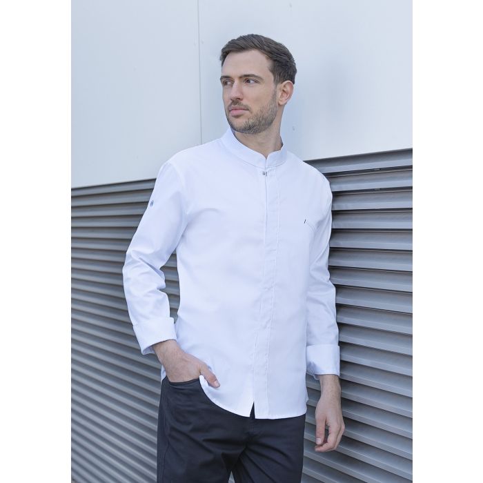 Kochjacke Modern-Touch weiß