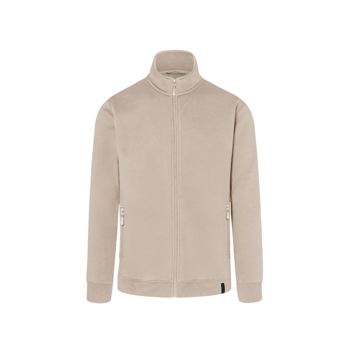 Herren Workwear Sweatjacke Soft-Face, aus nachhaltigem Material sand
