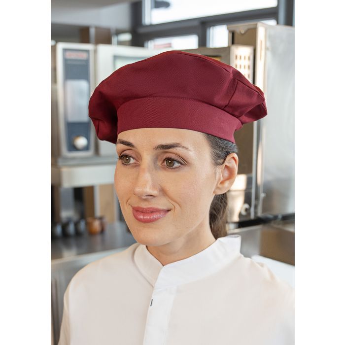Barettmütze Luka bordeaux