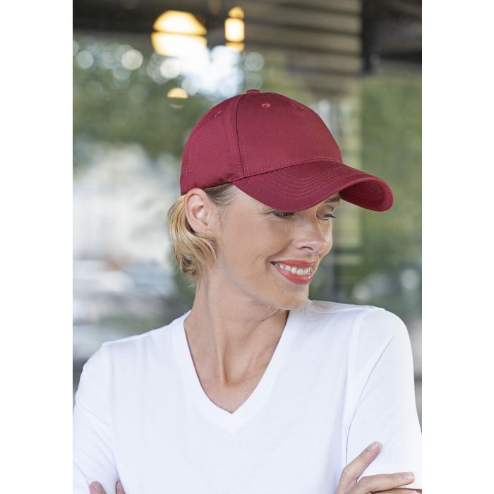 5-Panel Stretch Cap bordeaux