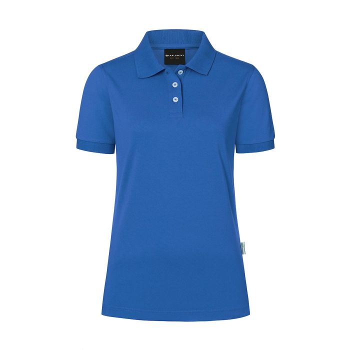 Damen Workwear Poloshirt Modern-Flair, aus nachhaltigem Material königsblau
