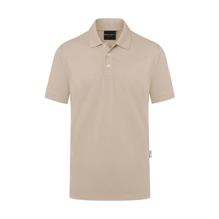 Herren Workwear Poloshirt Modern-Flair, aus nachhaltigem Material sand