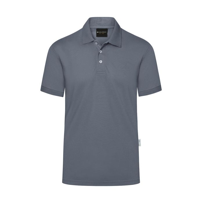 Herren Workwear Poloshirt Modern-Flair, aus nachhaltigem Material anthrazit