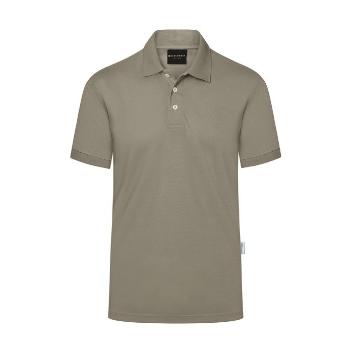 Herren Workwear Poloshirt Modern-Flair, aus nachhaltigem Material salbei
