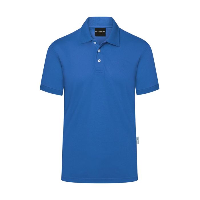 Herren Workwear Poloshirt Modern-Flair, aus nachhaltigem Material königsblau