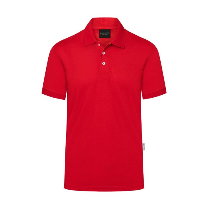 Herren Workwear Poloshirt Modern-Flair, aus nachhaltigem Material rot