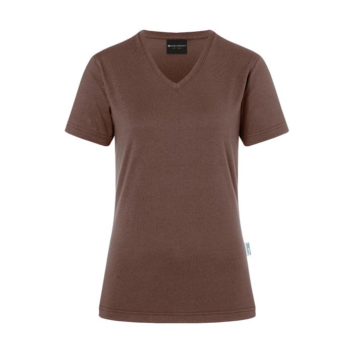 Damen Workwear T-Shirt Casual-Flair, aus nachhaltigem Material hellbraun