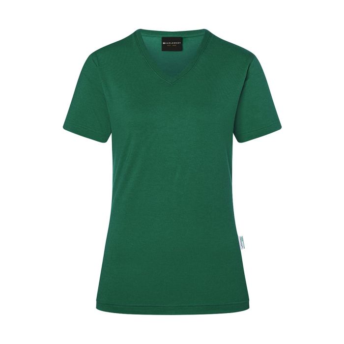 Damen Workwear T-Shirt Casual-Flair, aus nachhaltigem Material waldgrün