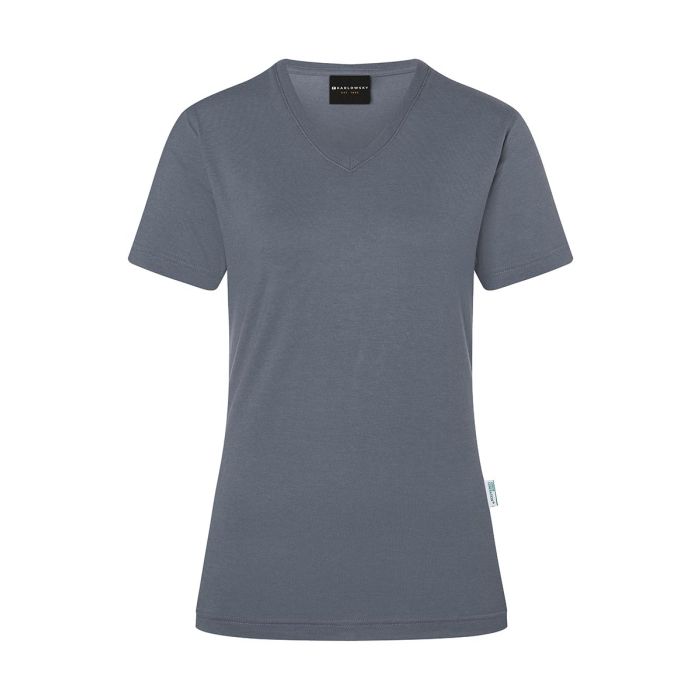 Damen Workwear T-Shirt Casual-Flair, aus nachhaltigem Material anthrazit