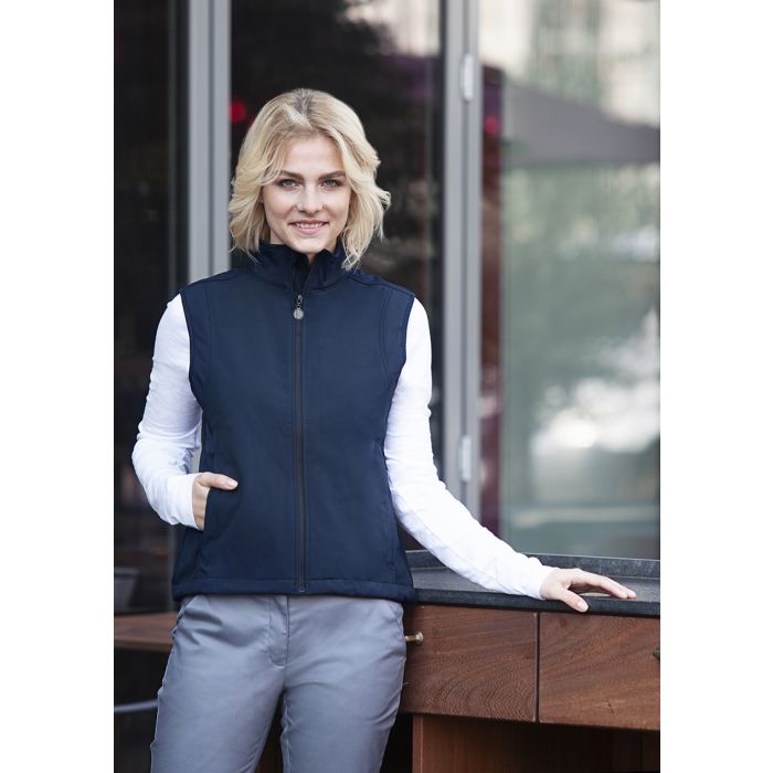 Damen Softshellweste Classic marine