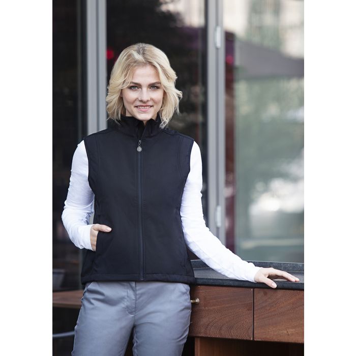 Damen Softshellweste Classic schwarz