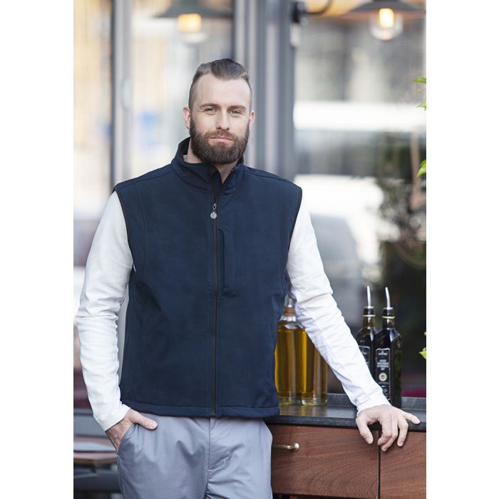 Herren Softshellweste Classic marine