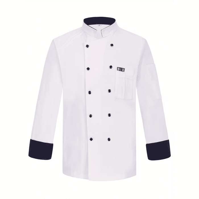 Kochjacke Langarm weiss