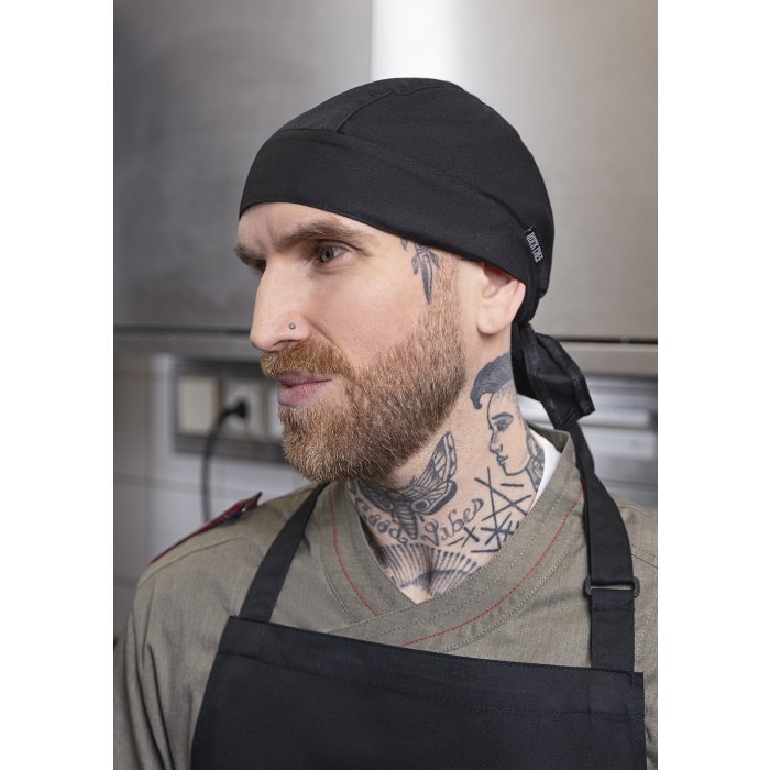 Bandana ROCK CHEF®, aus nachhaltigem Material schwarz
