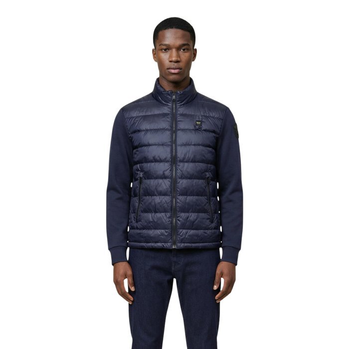 Blauer Herren Jacke