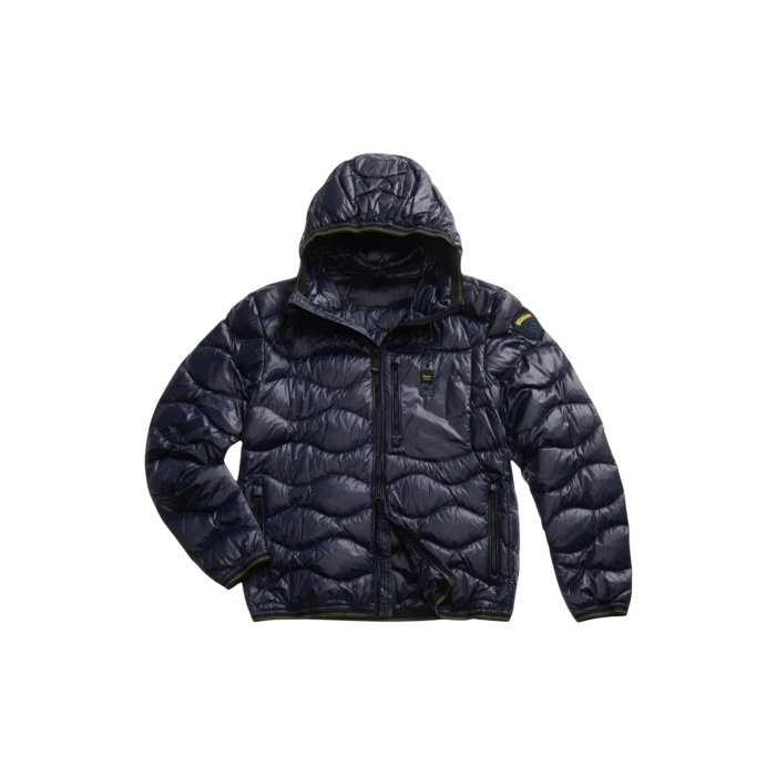 Blauer Herren Jacke