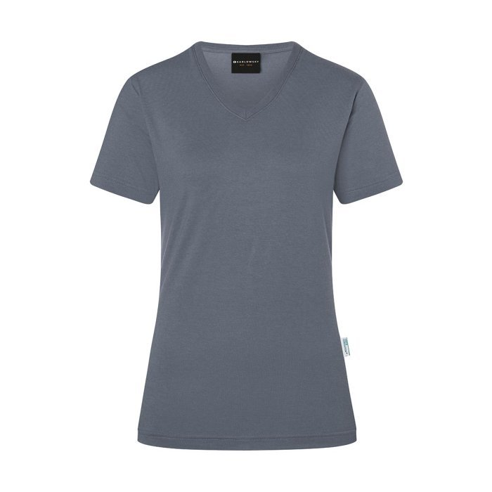 Damen Workwear T-Shirt Casual-Flair, aus nachhaltigem Material anthrazit