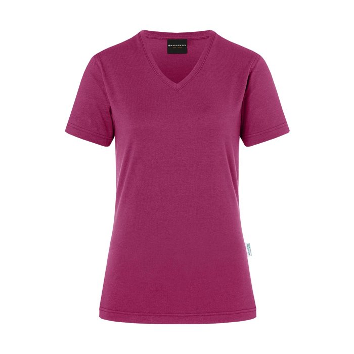 Damen Workwear T-Shirt Casual-Flair, aus nachhaltigem Material fuchsia