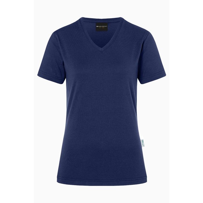 Damen Workwear T-Shirt Casual-Flair, aus nachhaltigem Material marine