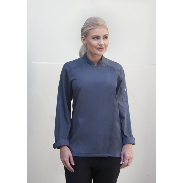 Damenkochjacke Naomi anthrazit