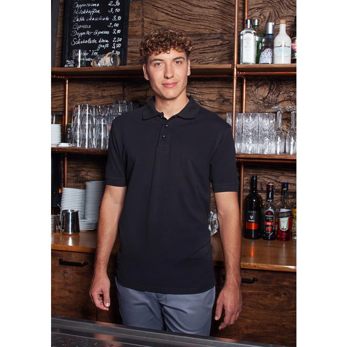 Herren Workwear Poloshirt Basic schwarz