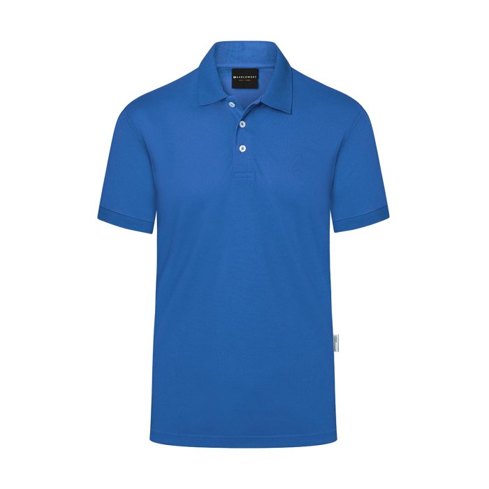 Herren Workwear Poloshirt Modern-Flair, aus nachhaltigem Material königsblau
