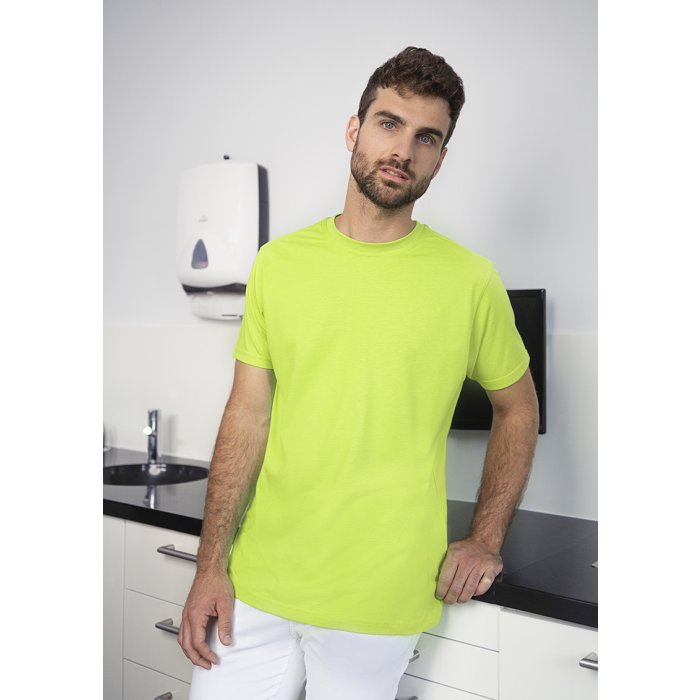 Herren Workwear T-Shirt Casual-Flair, aus nachhaltigem Material kiwi