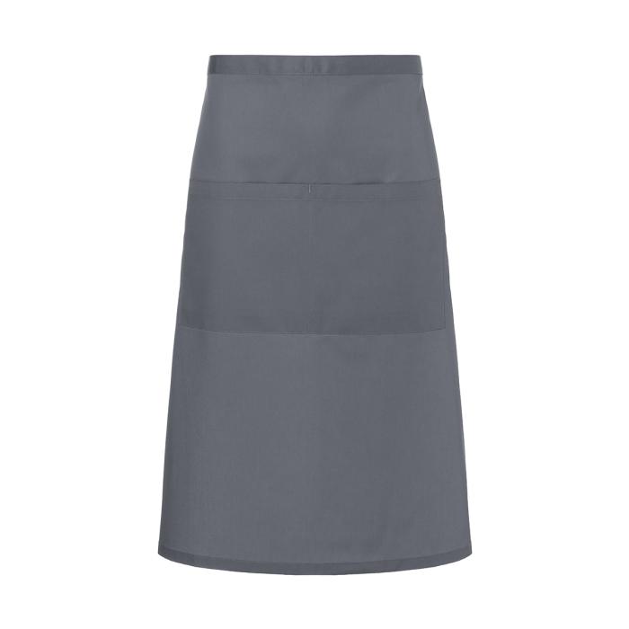 XXL-Bistroschürze Basic in Übergröße mit Tasche anthrazit
