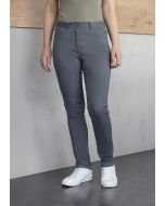 Damen 5-Pocket-Hose Classic-Stretch anthrazit