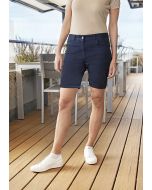 Damen 5-Pocket-Shorts Classic-Stretch nachtblau