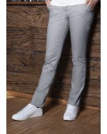 Damen Chinohose Modern-Stretch stahlgrau
