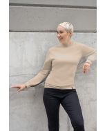 Damen Workwear Sweatshirt Soft-Face, aus nachhaltigem Material sand