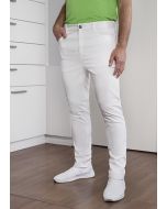 Herren 5-Pocket-Hose Classic-Stretch weiß