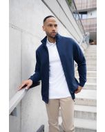 Herren Workwear Sweatjacke Soft-Face, aus nachhaltigem Material marine