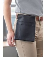 Kassierhalfer mit Gürteldurchzug schwarz