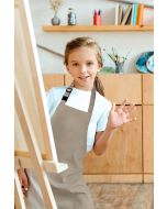 Kinderlatzschürze Basic mit Schnalle sand