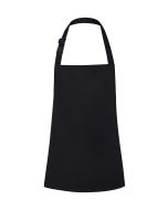 Kinderlatzschürze Basic mit Schnalle schwarz