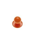 Kugelknöpfe Orange, 12 Stück / Pack