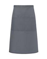 XXL-Bistroschürze Basic in Übergröße mit Tasche anthrazit