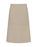 XXL-Bistroschürze Basic in Übergröße mit Tasche sand